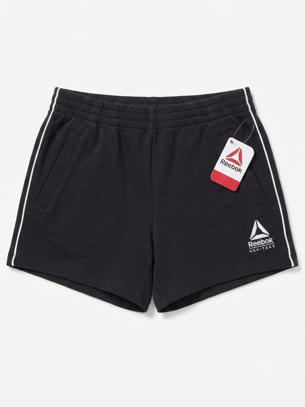 NWT Reebok Women's Black Athletic Shorts  (0123)